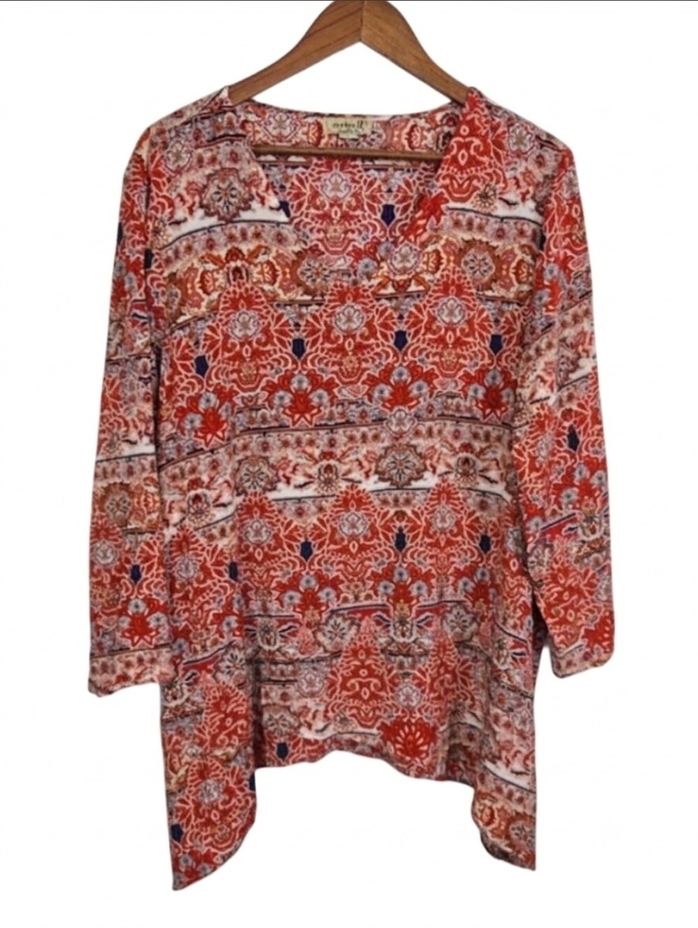 ONE WORLD‎ printed tunic top